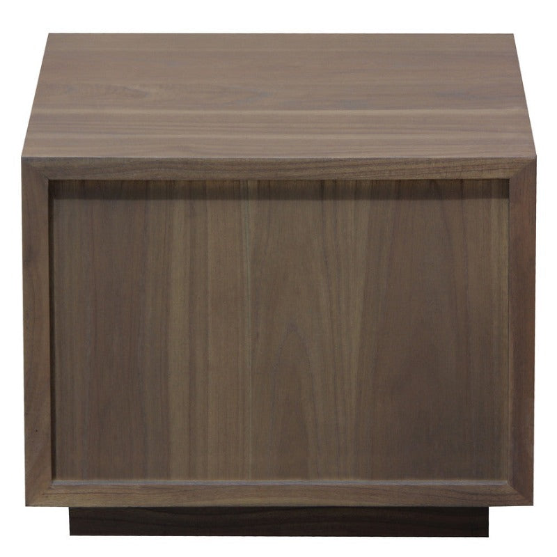 Oscar 1 Drawer Low Bedside Table (Latte)