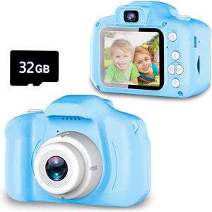 Mini Digital Children Camera Kids 2.0" Lcd Toy 32G Card Hd