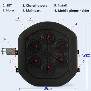 Music Boxing Training Electronic Wall Target Glove Intelligent App Combat