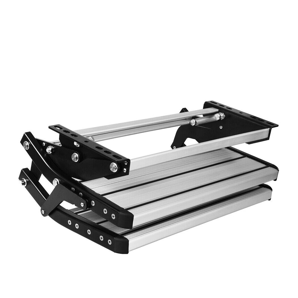 Aluminium Double Caravan Step Pull Out Folding Steps For Road Rv Camper Trailer