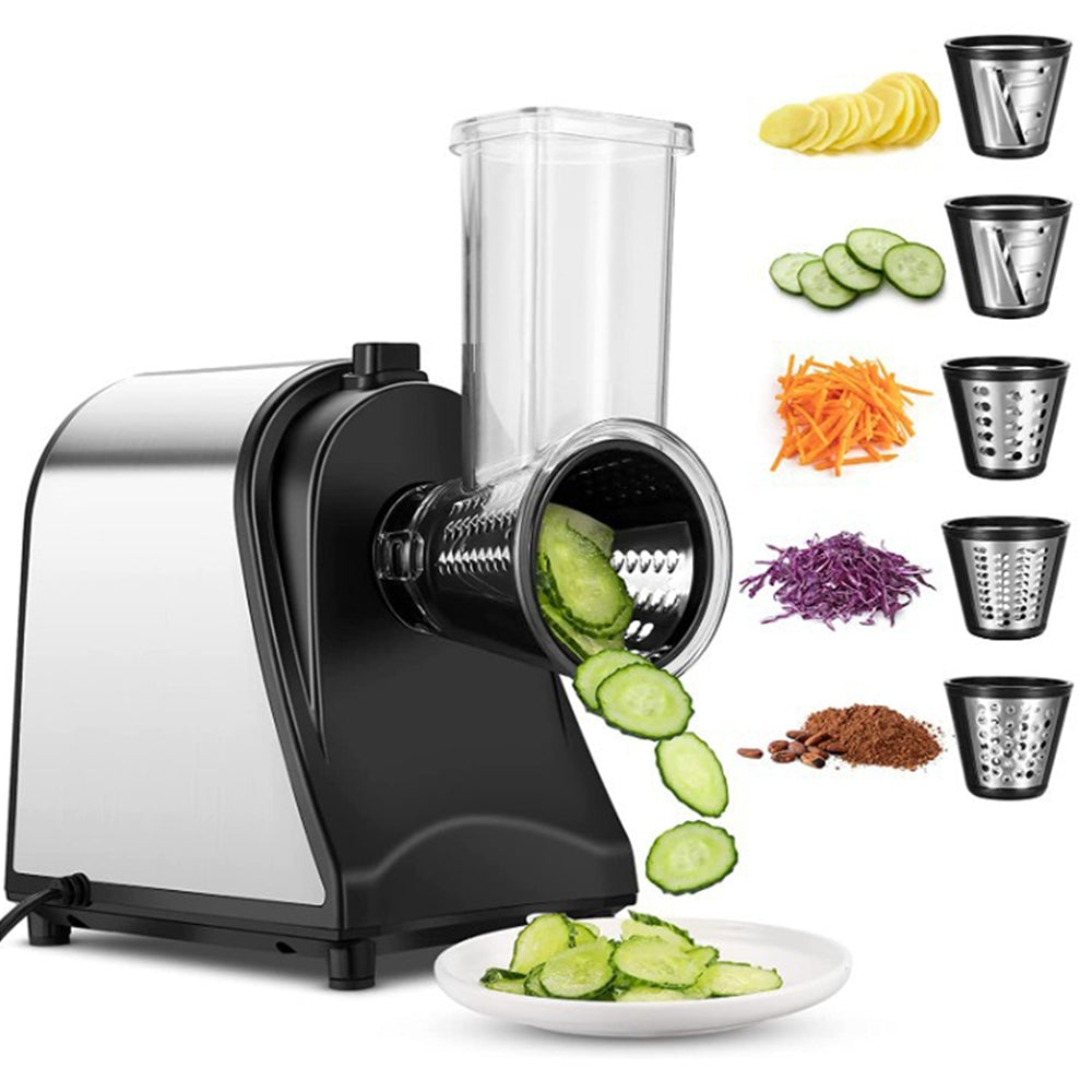 Electric Grater Vegetable Food Rotary Drum Chopper Slicer