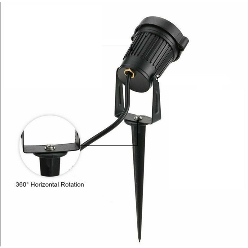 10Pcs Led Spotlights Landscape Warm Light Lamp Waterproof Outdoor Garden Yard 12V