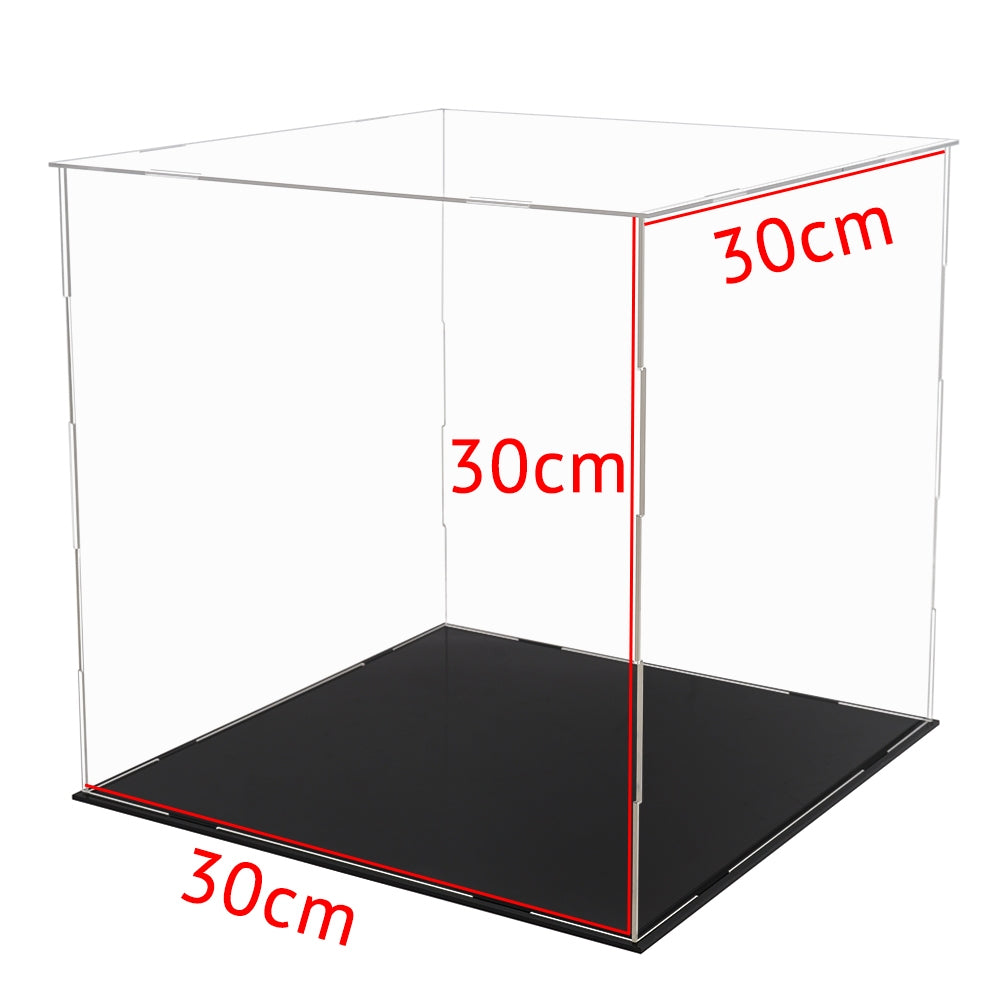 30X30x30cm Acrylic Display Case Dustproof Box Action Figure Model Car Collection