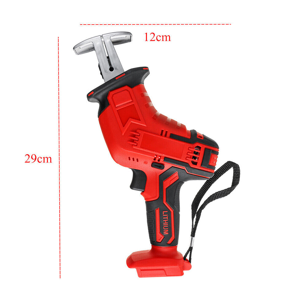 Red Cordless Electric Reciprocating Saw Cutter W+ Blades For Makita Battery