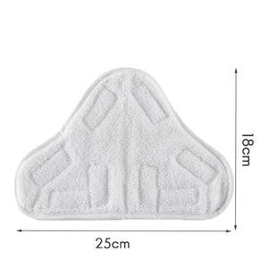 5Pcs Stick On White Washable Cleaning Pads Microfiber For X5 Steam Mop H20 H2o