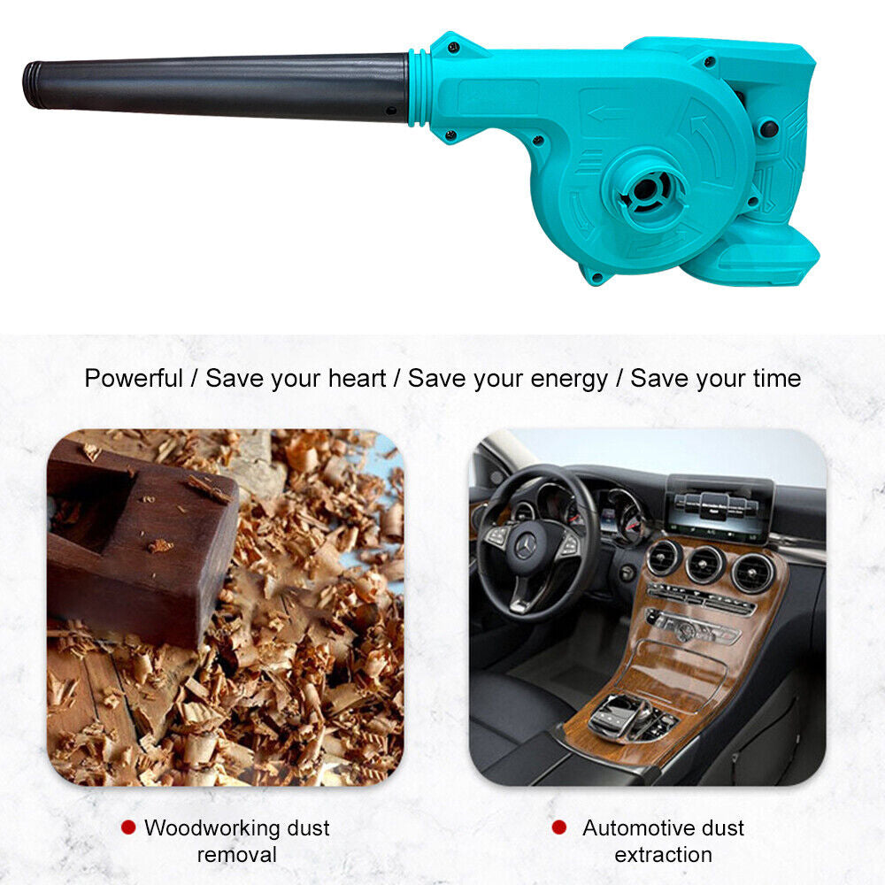 Cordless Electric Leaf Blower Home Car Dust Remove For 18V Makita Battery New Au