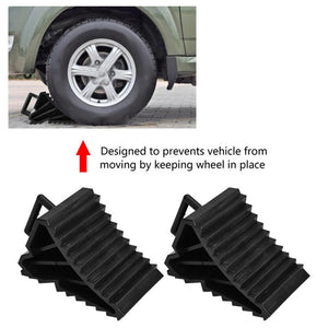 4Pcs Wheel Chock Tough Chocks Stops Car Trailer Boat Caravan