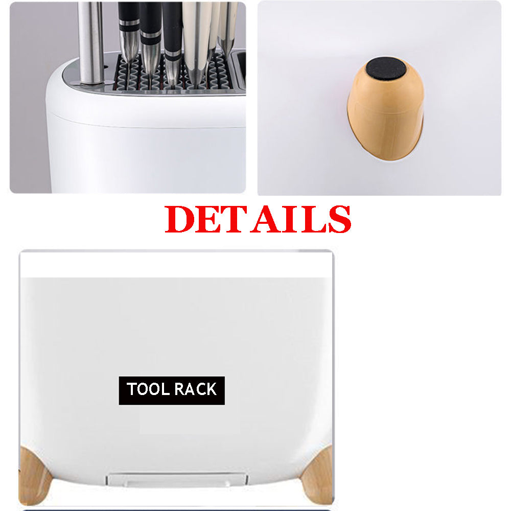 Knife Holder Multifunctional Household Drainage Storage Rack Table