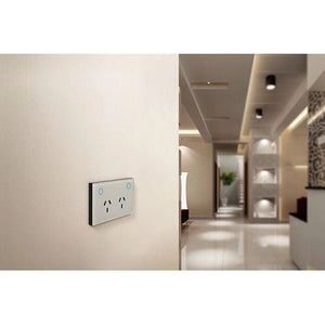 Smart Home Wifi Socket Double Gpo Power Point Wall Outlet Switch Au