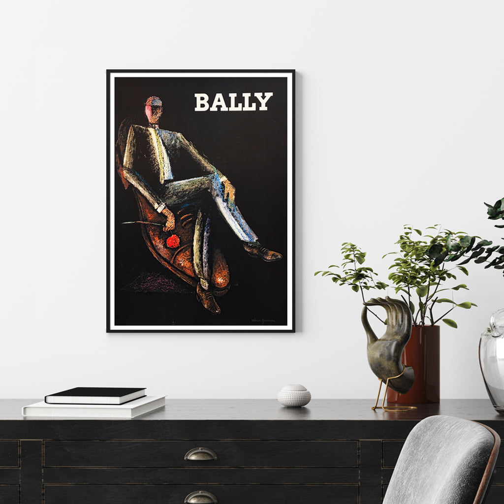 50Cmx70cm Bally Man & Woman 2 Sets Black Frame Canvas Wall Art