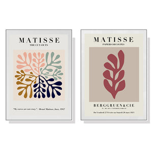 50Cmx70cm Matisse 2 Sets White Frame Canvas Wall Art