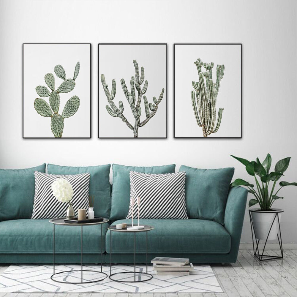 Wall Art 40Cmx60cm Desert 3 Sets Black Frame Canvas