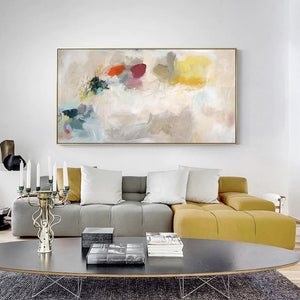 Wall Art 60Cmx120cm Abstract Crystal Gold Frame Canvas