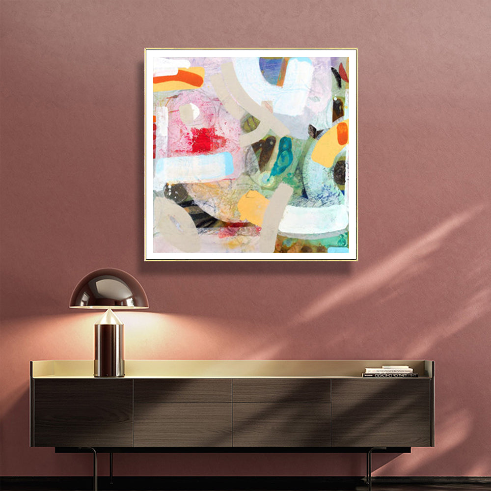 Wall Art 50Cmx50cm Changed My Mind Iv By Aleah Koury Gold Frame Canvas