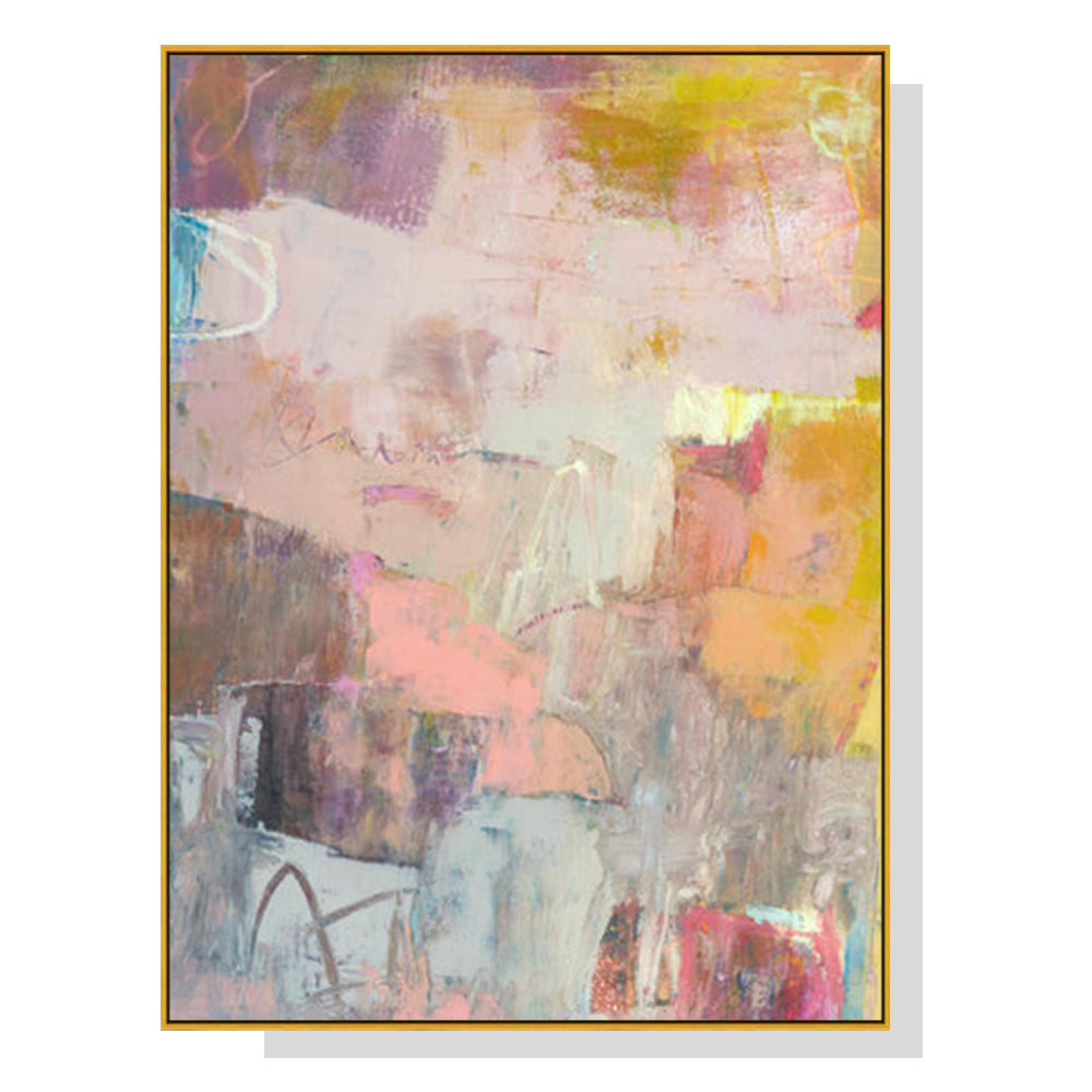 Wall Art 40Cmx60cm Lann Ii Gold Frame Canvas