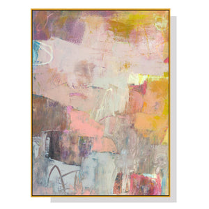 Wall Art 80Cmx120cm Lann Ii Gold Frame Canvas