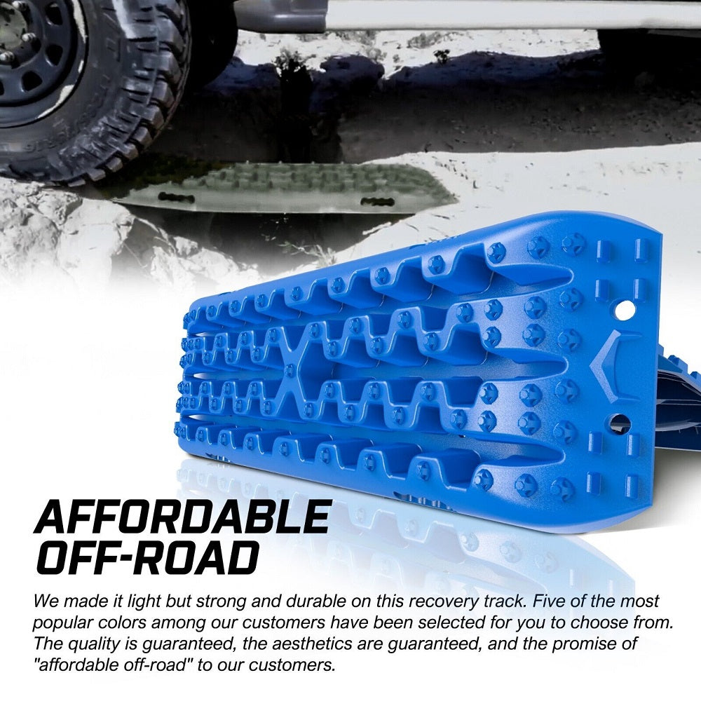 X-Bull Recovery Tracks Boards Sand Truck Mud 4Wd 4X4 Gen3.0 Blue/ Tyre Tire Deflator