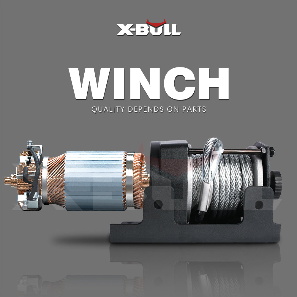 X-Bull Electric Winch 3000Lbs 12V Steel Cable Wireless Remote Atv Utv 4Wd Boat 20 Units