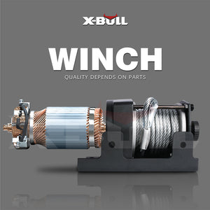 X-Bull 3000Lbs Electric Winch Steel Wire Cable 12V Boat Atv Utv Trailer 4 Units