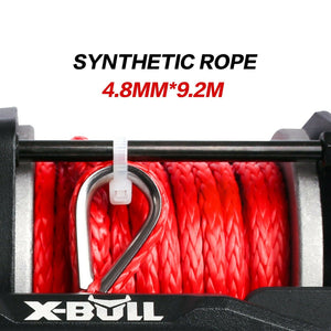 X-Bull Electric Winch 12V Wireless 3000Lbs/1360Kg Synthetic Rope Boat Atv 4Wd