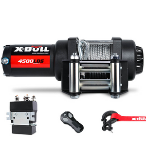 X-Bull 4500Lbs Electric Winch 12V Steel Wire Cable Boat Atv Utv Trailer Units