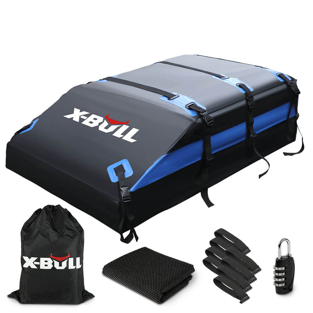 X-Bull Waterproof Car Roof Top Rack Carrier Ravel Cargo Luggage Cube Bag Trave