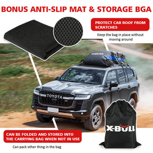 X-Bull Waterproof Car Roof Top Rack Carrier Ravel Cargo Luggage Cube Bag Trave