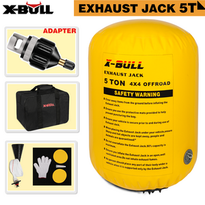 X-Bull Air Jack Recovery Exhaust Kits 5T Bag Multi Layer Truck Rescue