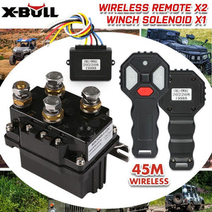 X-Bull Winch Solenoid Relay Wiring Controller 500A 12V And 150Ft Wireless Remote