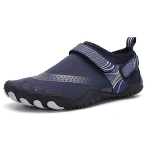 Men Women Water Shoes Barefoot Quick Dry Aqua Sports - Blue Size Eu43 = Us8.5