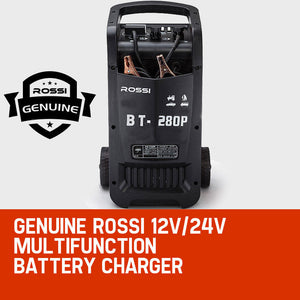 Rossi Car Battery Charger 280A 12V/24V Jump Starter Atv Boat Truck Tractor