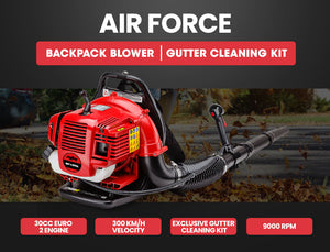 Mtm 30Cc Backpack Petrol Leaf Blower Yard Garden Commercial Outdoor