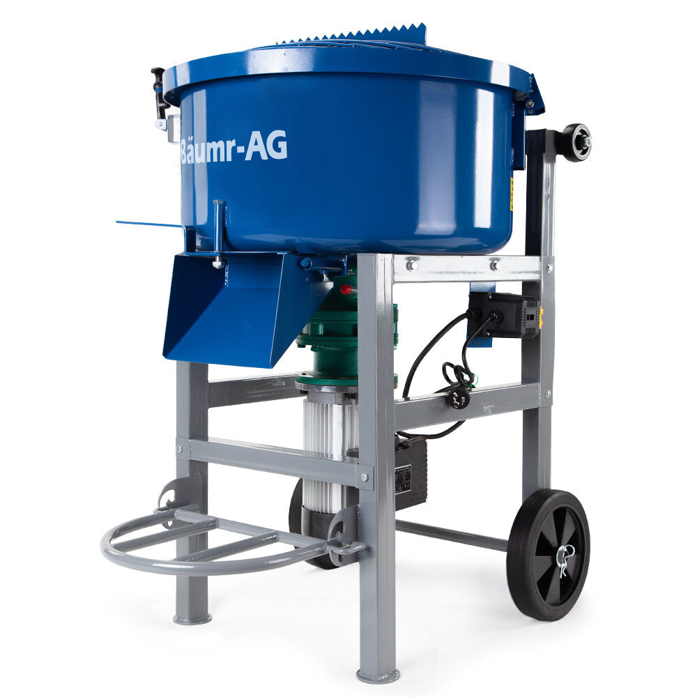 Baumr Baumr-Ag 100L Portable Cement Concrete Mixer 1500W Electric Construction Sand Gravel Mortar