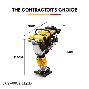 Baumr Baumr-Ag 80Kg Tamper Rammer Compactor Wacker Petrol 7Hp Packer Jack Plate