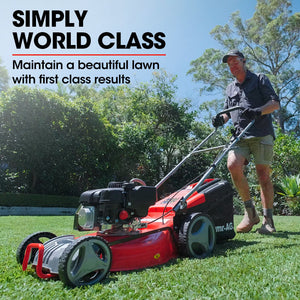 Baumr Baumr-Ag Lawn Mower 18 175Cc Petrol Self-Propelled Push Lawnmower 4-Stroke