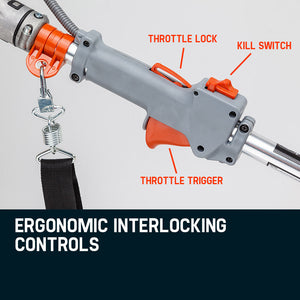 Mtm 62Cc Pole Chainsaw Saw Petrol Tree Pruner Extended Extension Cutter