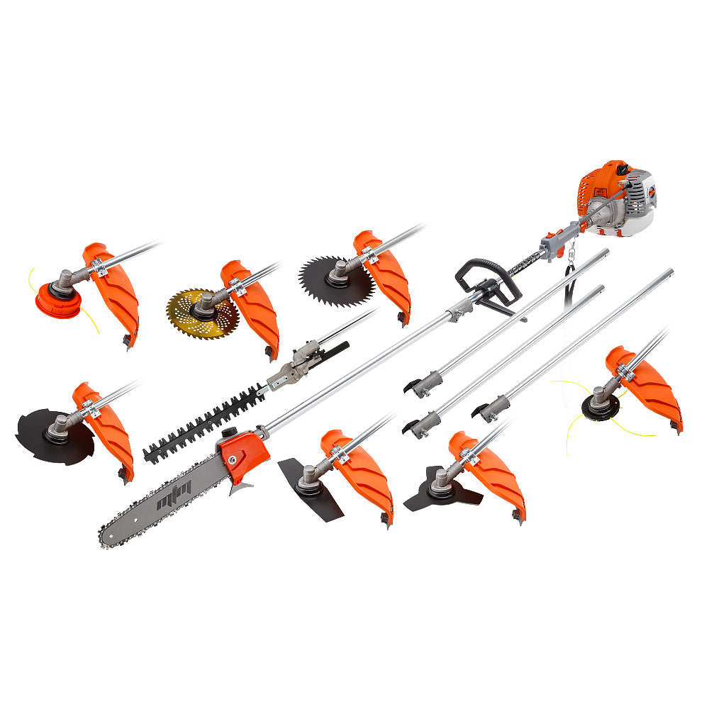 Mtm 62Cc Pole Chainsaw Hedge Trimmer Saw Brush Cutter Whipper Snipper Multi Tool