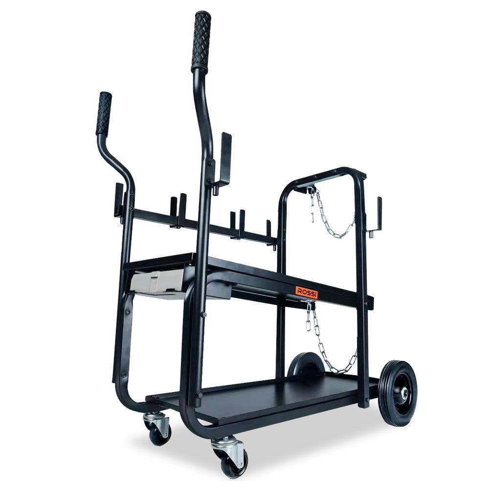 Rossi Heavy-Duty 160Kg Capacity Welding Cart Trolley With Consumables Case