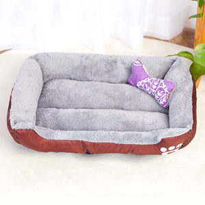 Floofi Pet Bed Square Xl Size (Coffee) Fi-Pb-287-Bmr