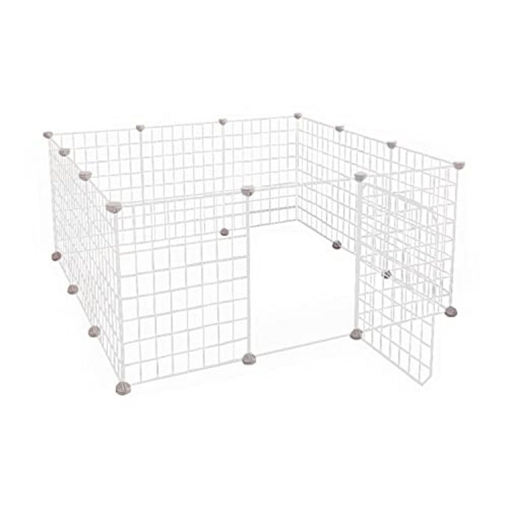 Floofi Small Pet Playpen (White) Fi-Pp-104-Jy