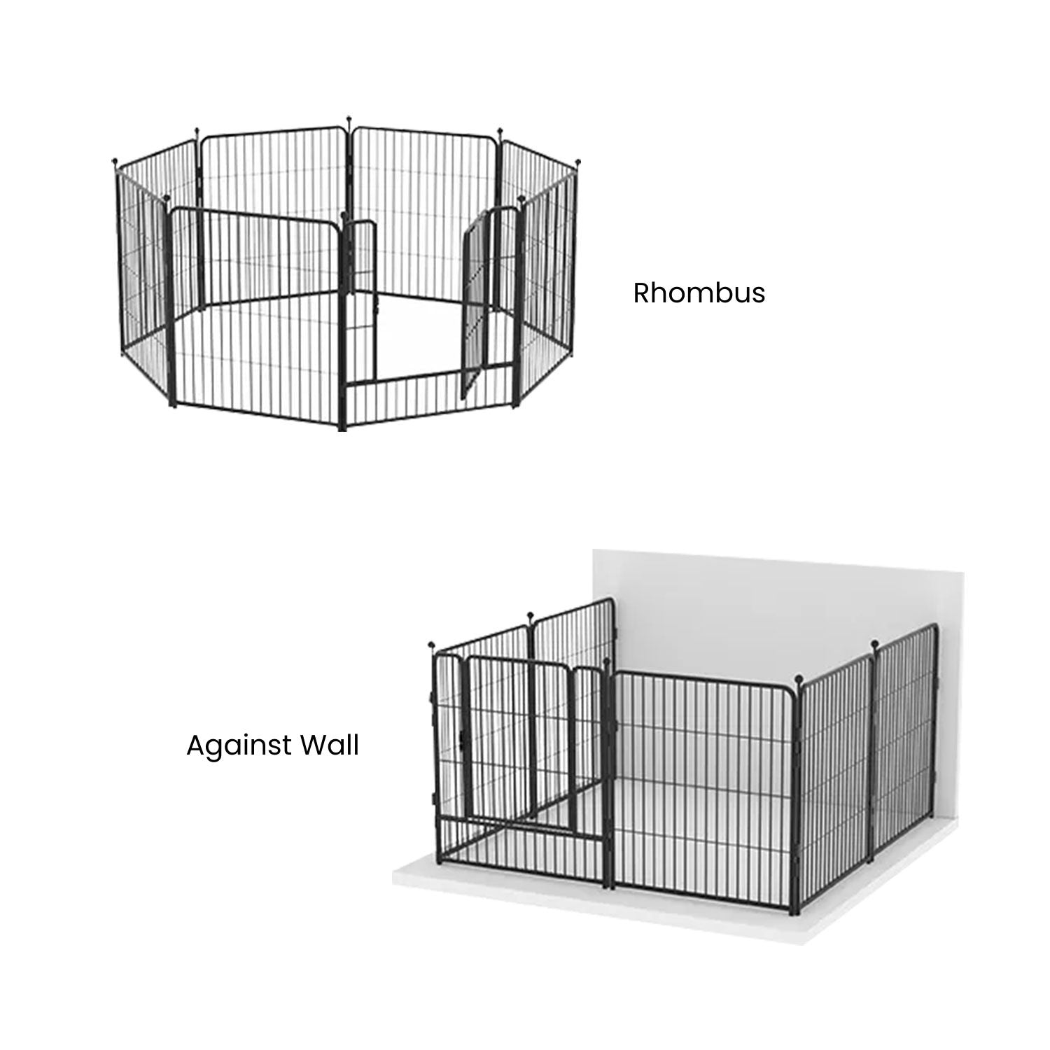 Floofi Dog Playpen 40" (Thick Model) Fi-Pp-107-Xd