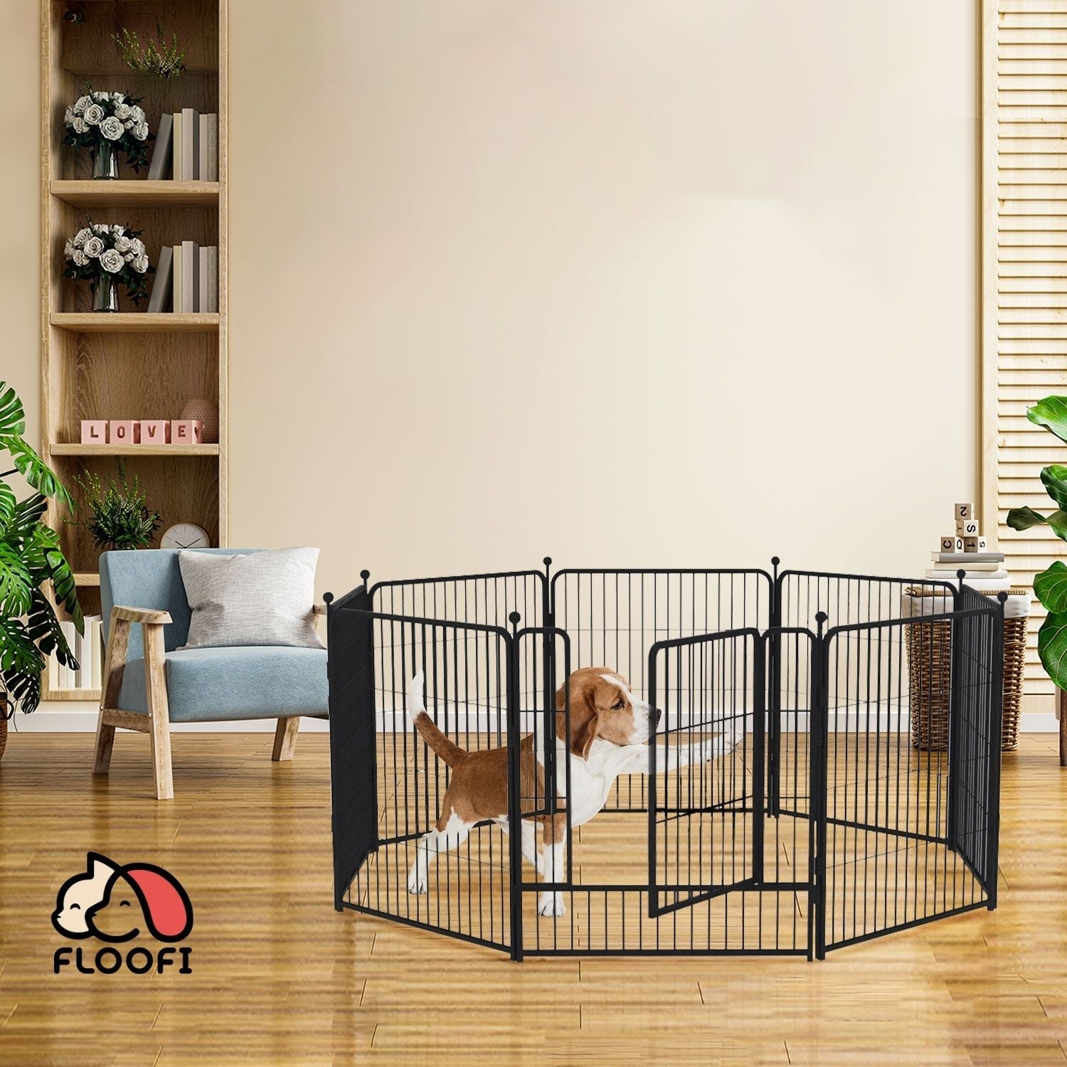 Floofi Dog Playpen 40" (Thick Model) Fi-Pp-107-Xd