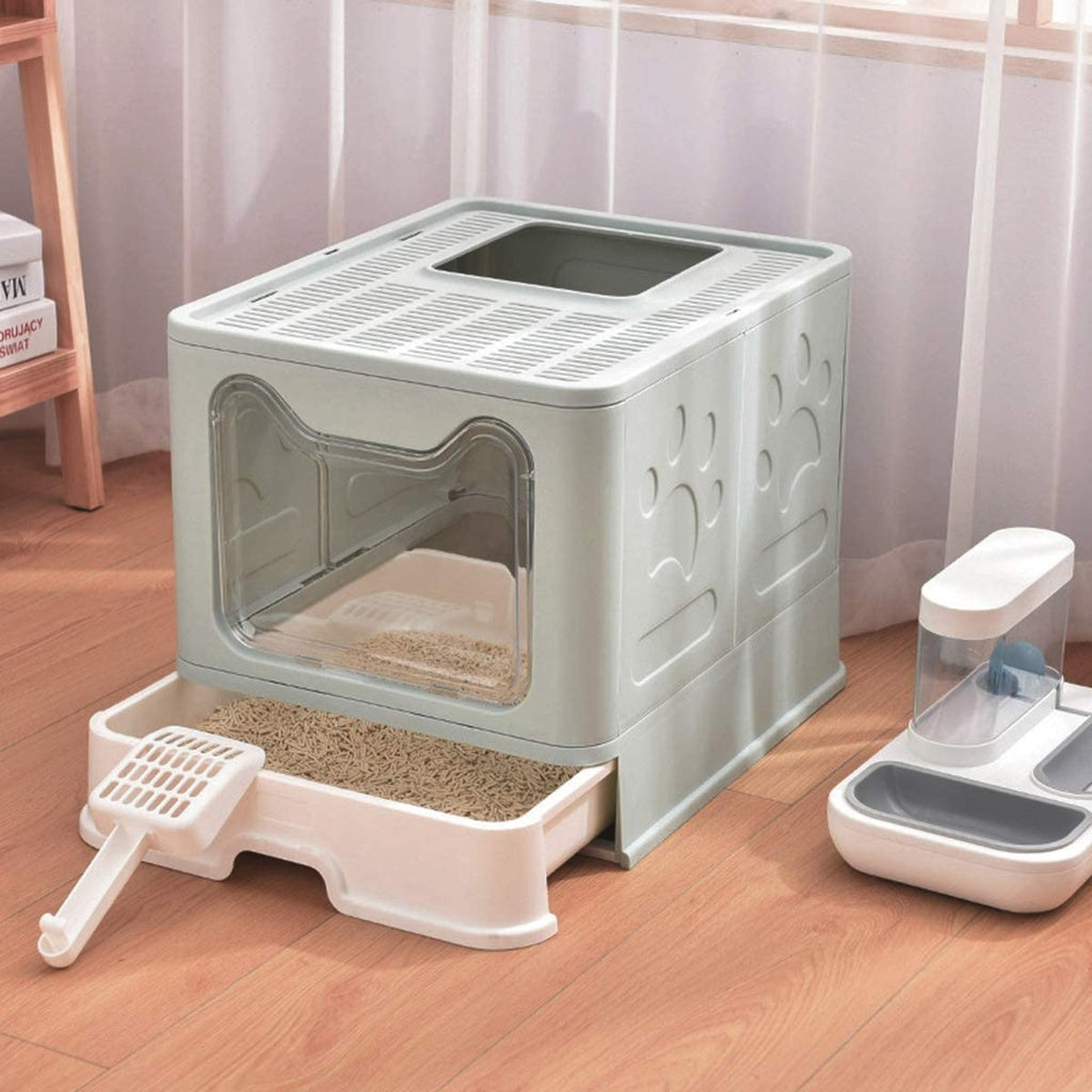 Floofi Foldable Litter Box Blue Fi-Lb-105-Yk