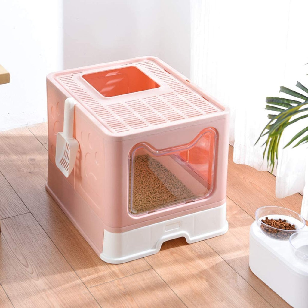 Floofi Foldable Litter Box Pink Fi-Lb-106-Yk