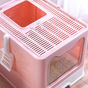 Floofi Foldable Litter Box Pink Fi-Lb-106-Yk