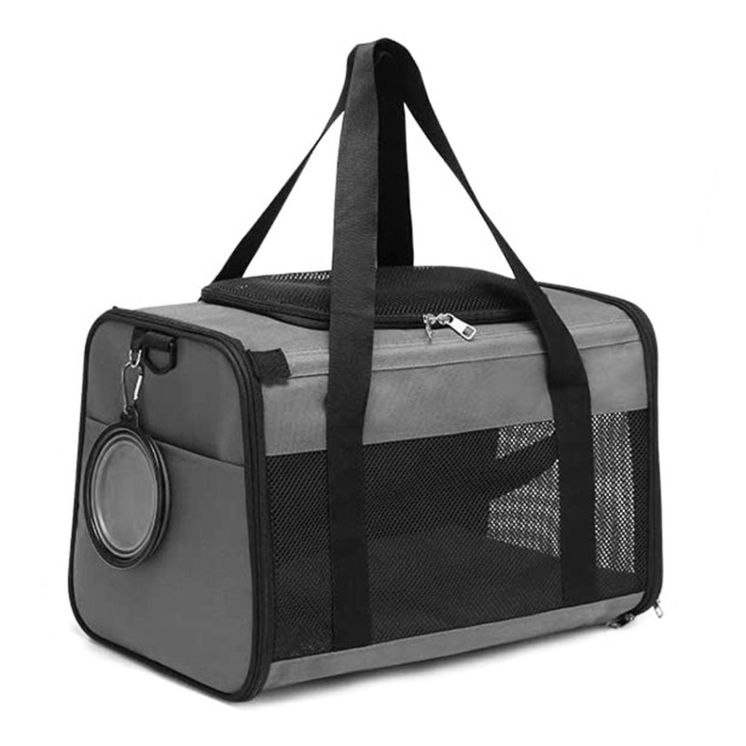 Floofi Portable Pet Carrier-M Size (Grey) Fi-Pc-134-Fcq