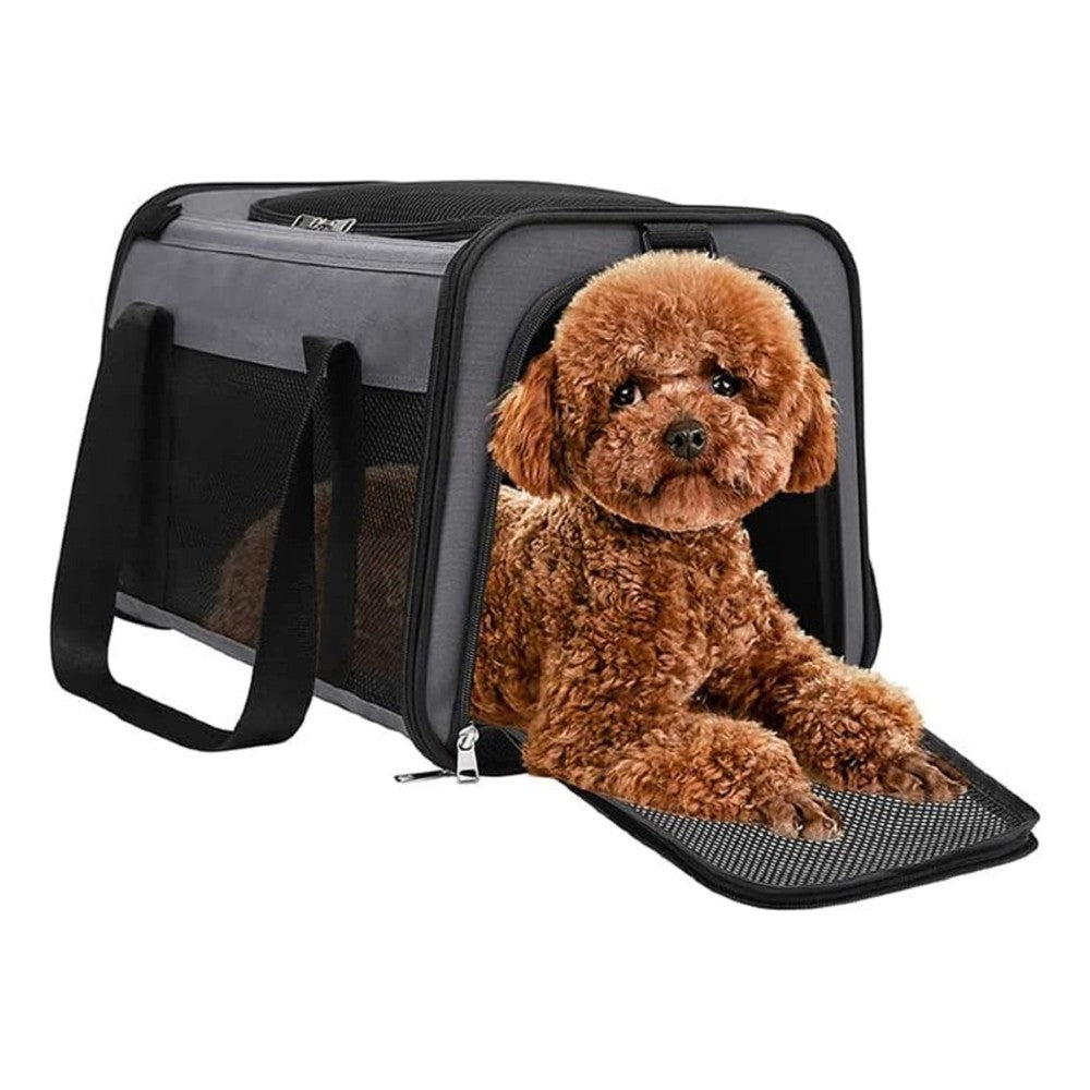 Floofi Portable Pet Carrier-M Size (Grey) Fi-Pc-134-Fcq