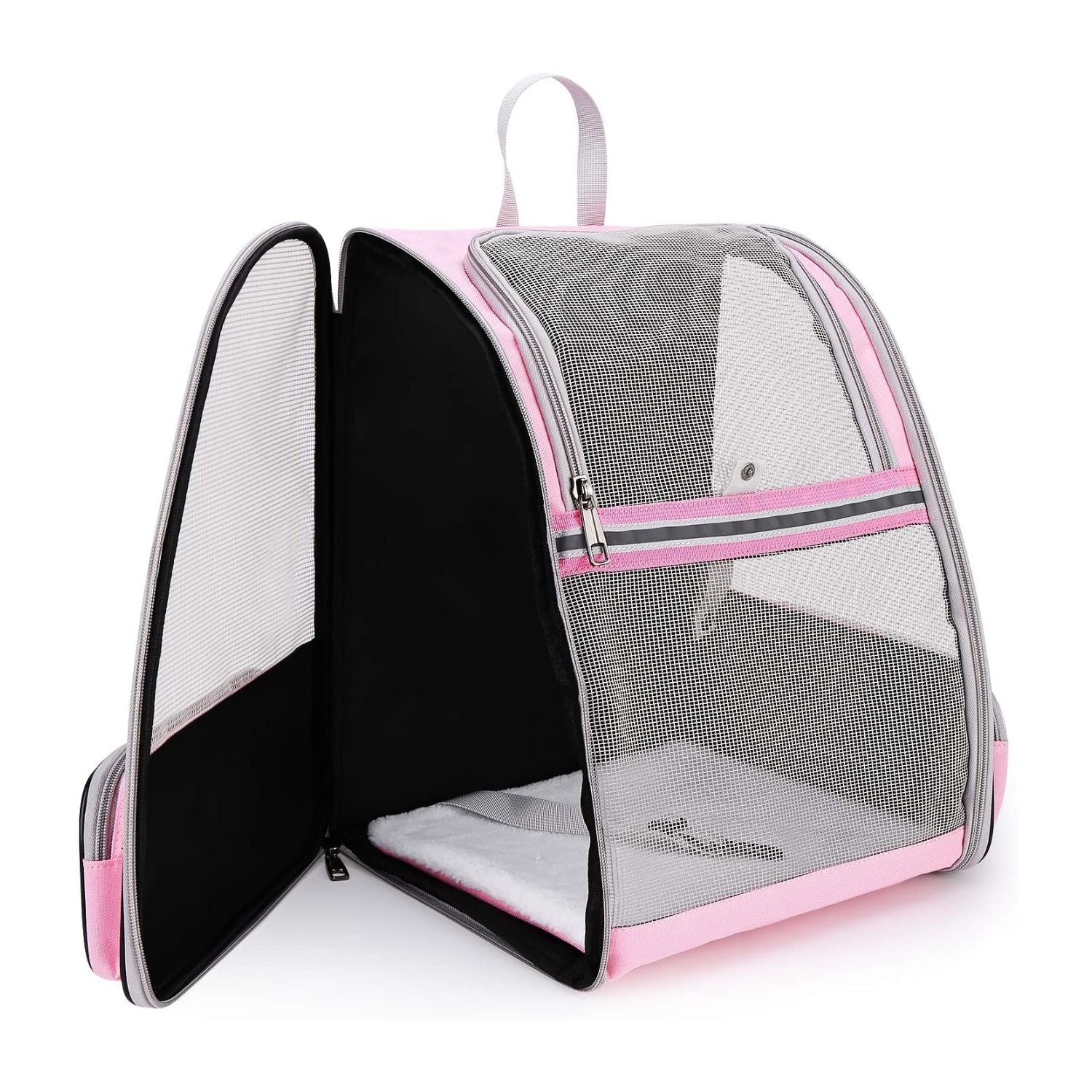 Floofi Pet Backpack -Model 1 (Pink) Fi-Bp-101-Fcq