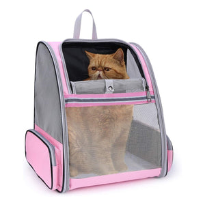 Floofi Pet Backpack -Model 1 (Pink) Fi-Bp-101-Fcq