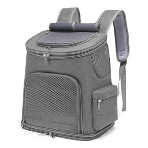 Floofi Pet Backpack -Model 2 (Grey) Fi-Bp-102-Fcq